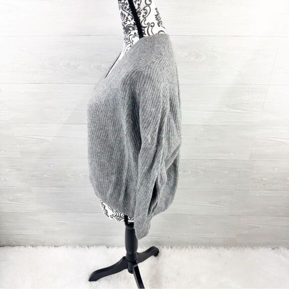 Sori V-Neck Wool Cashmere Blend Dolman Sweater - Picture 5 of 7